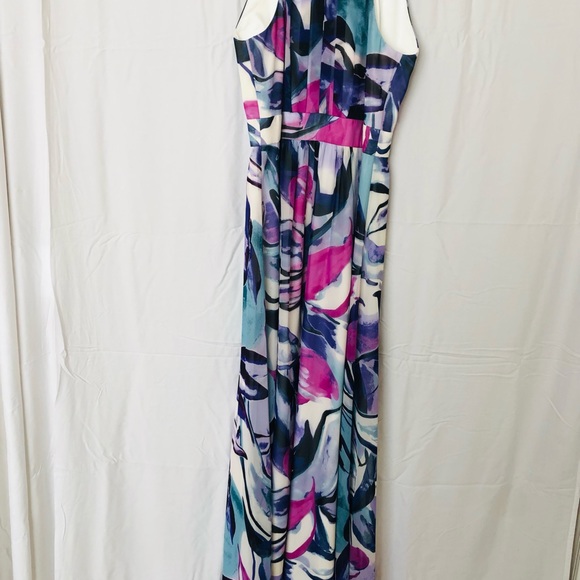 Vince Camuto Maxi long dress sleeveless floral Size: 8 - Picture 4 of 7